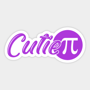 Cutie pi Sticker